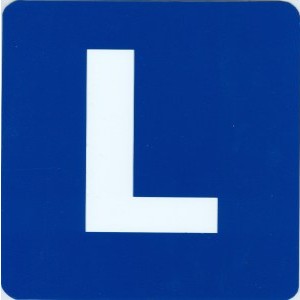Magnetschild L 16x16 cm