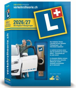 Verkehrstheorie USB-Stick Kat. B/A/A1 Auto + Motorrad